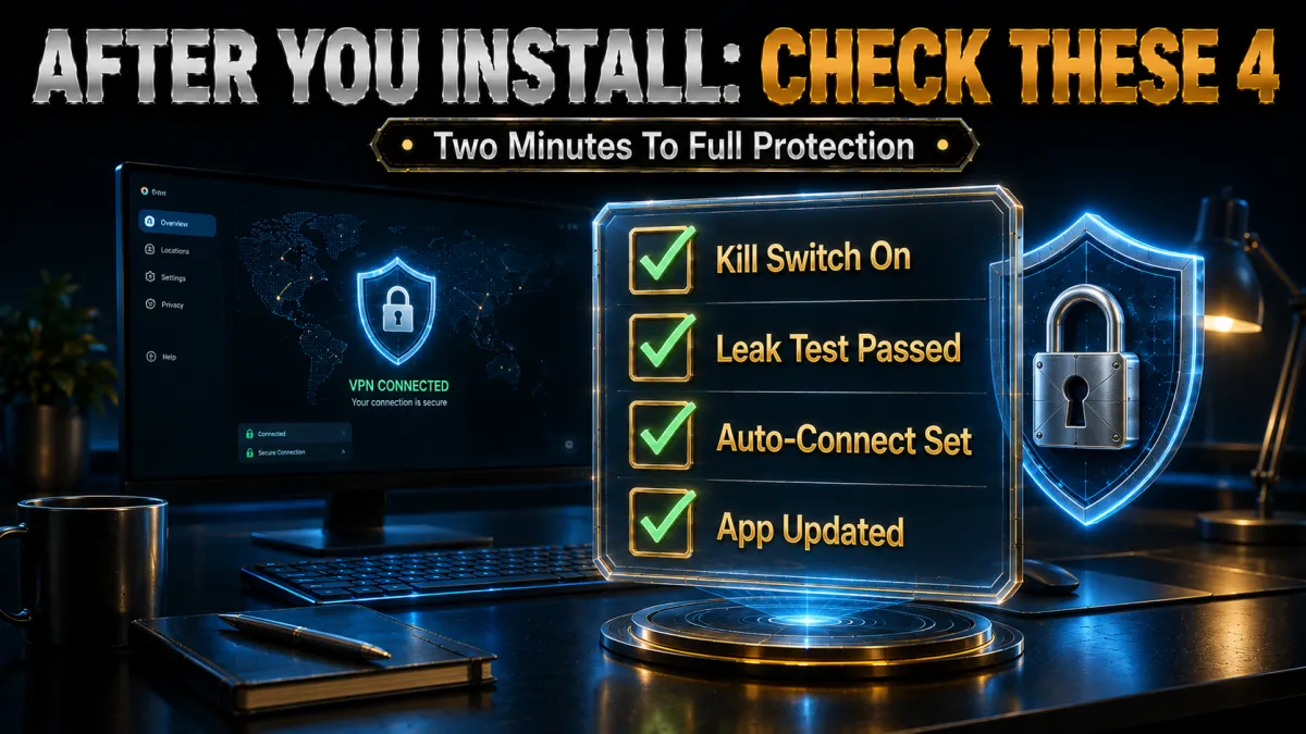 After you install a Windows VPN: 4 things to check
