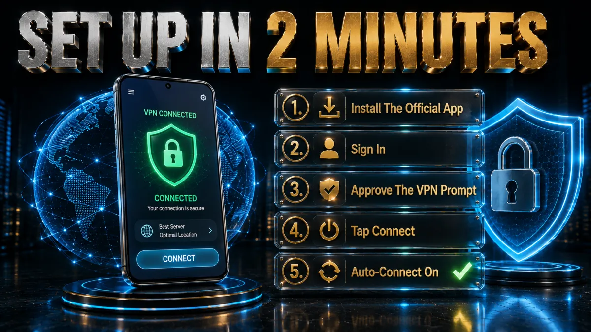 Set up a VPN on Android in 2 minutes