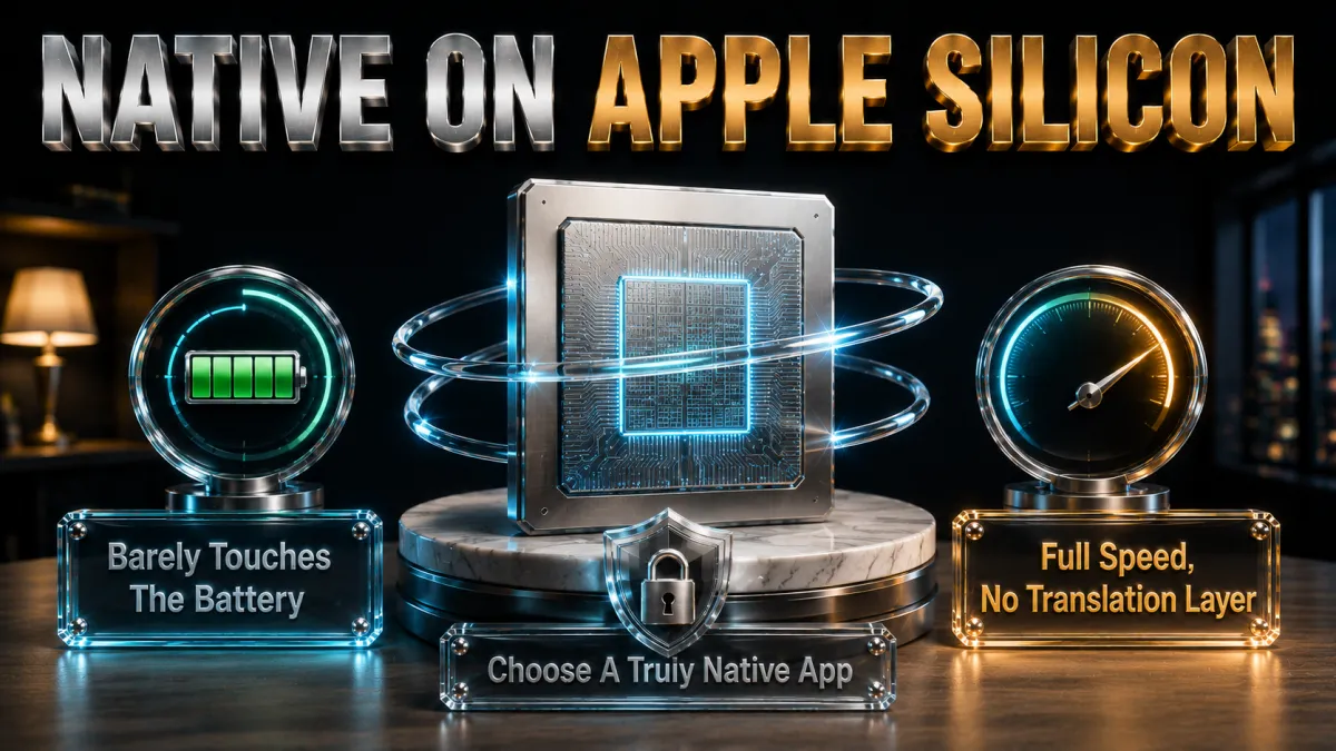 Apple silicon and VPNs: native apps run full speed and barely touch the battery