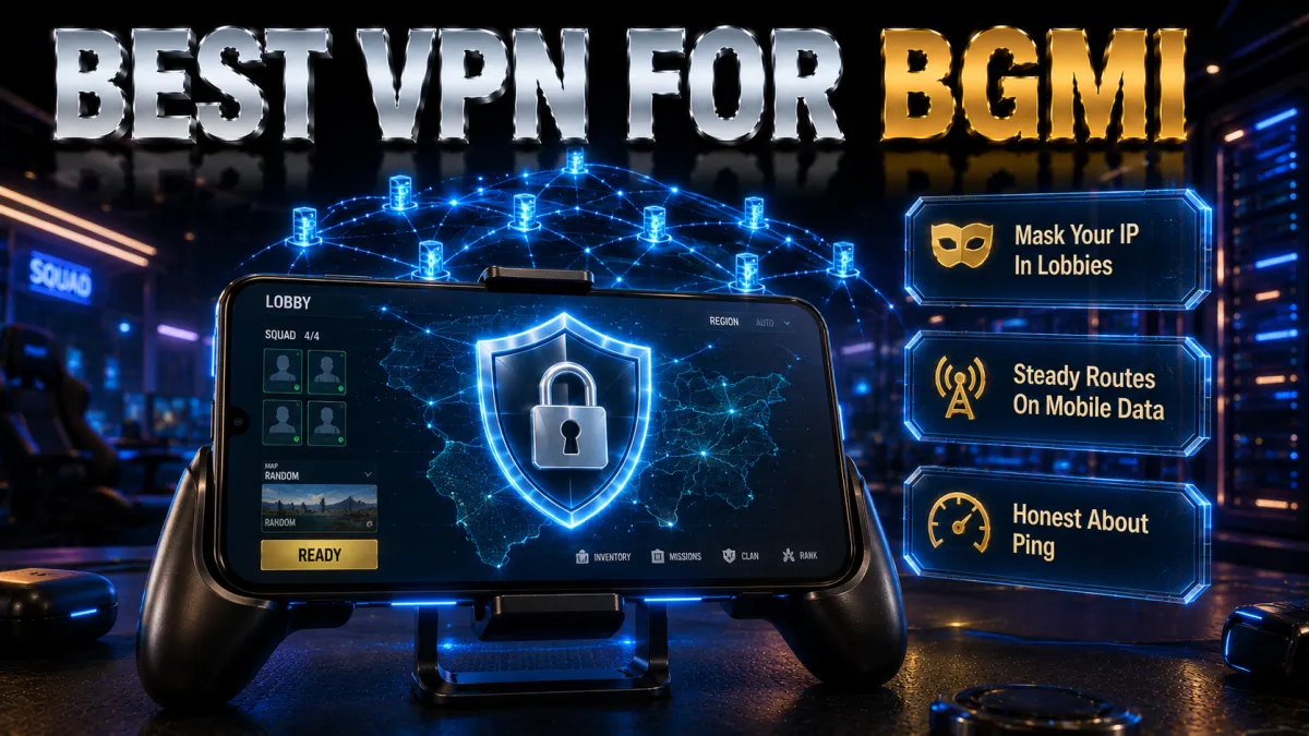 Best VPN for BGMI: mask your IP in lobbies, steady routes on mobile data