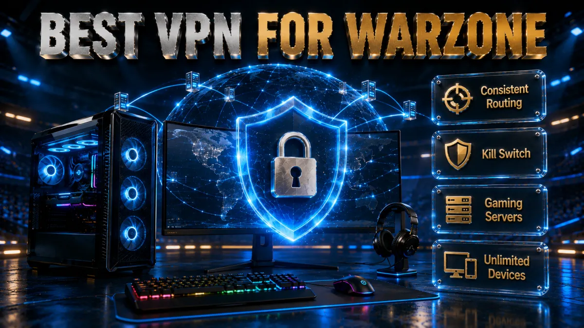 Best VPN for Warzone: stable ping, DDoS safe, squad ready