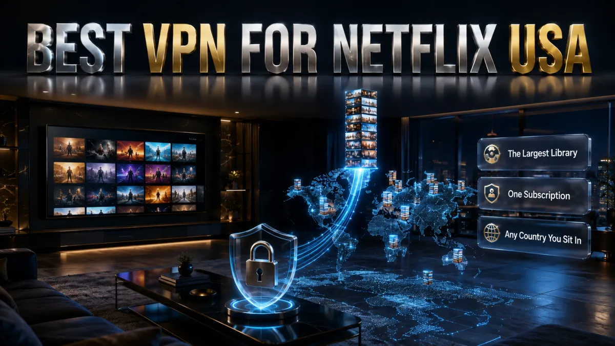 Best VPN for Netflix USA: the largest library from any country