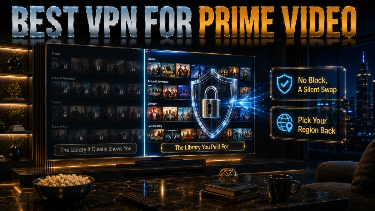Best VPN for Amazon Prime Video: no block, a silent library swap