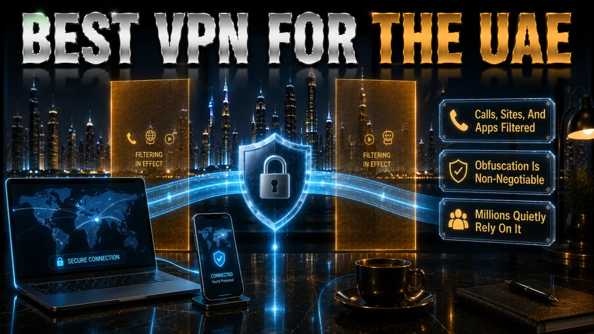 Best VPN for the UAE: calls, sites and apps filtered, obfuscation is non-negotiable