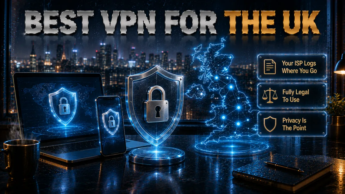 Best VPN for the UK: your ISP logs where you go, a VPN is legal for normal use and private
