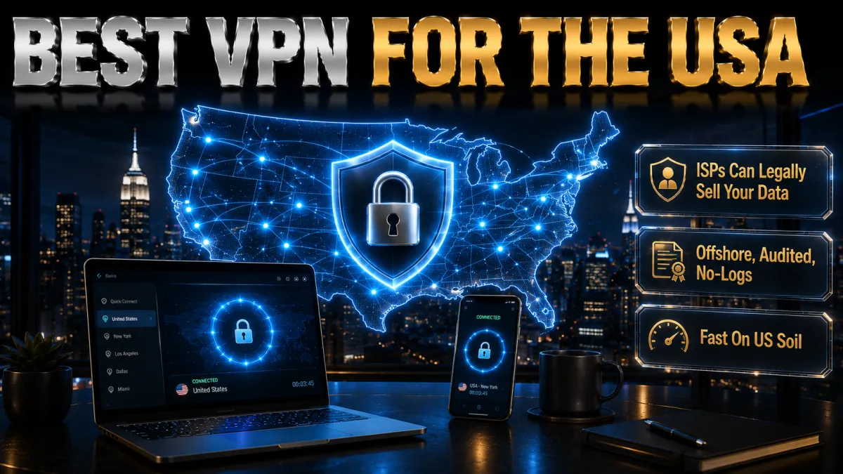 Best VPN for the USA: ISPs can legally sell your data, offshore audited no logs