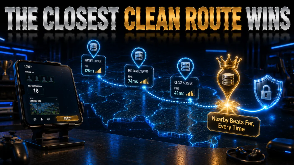 Best server locations for BGMI: the closest clean route wins