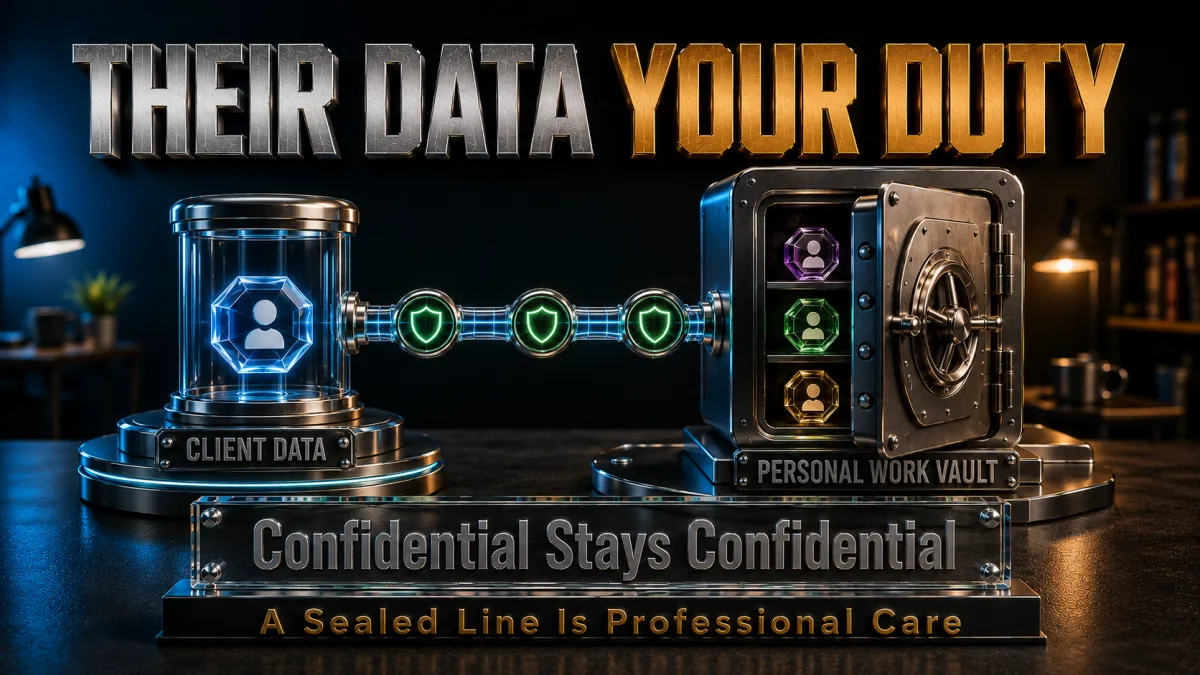 Client-data confidentiality in practice: their data, your duty, one sealed line