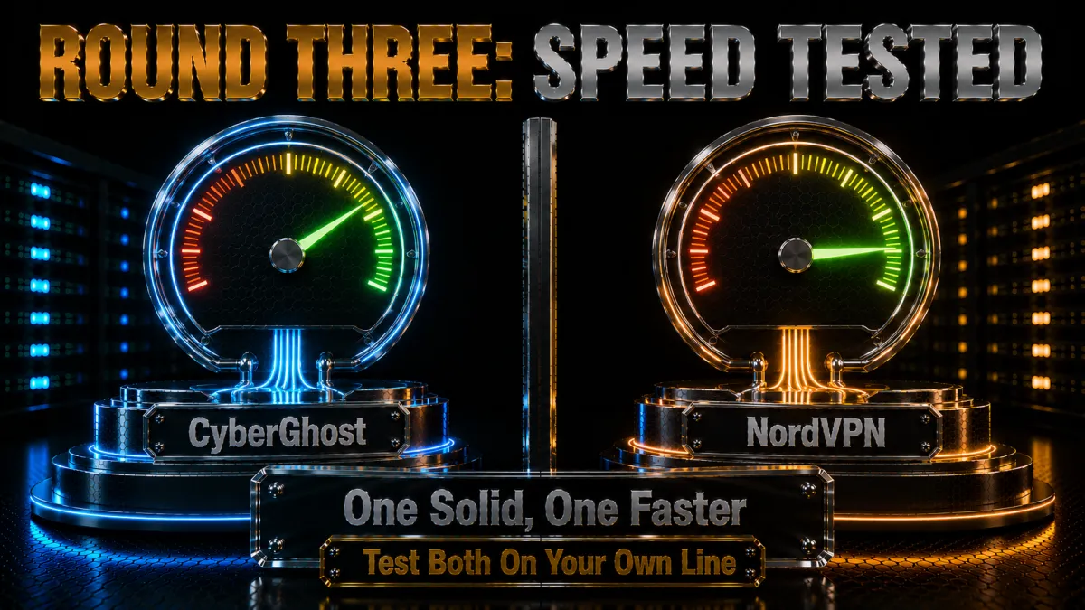Round three speed tested: one solid and one clearly faster