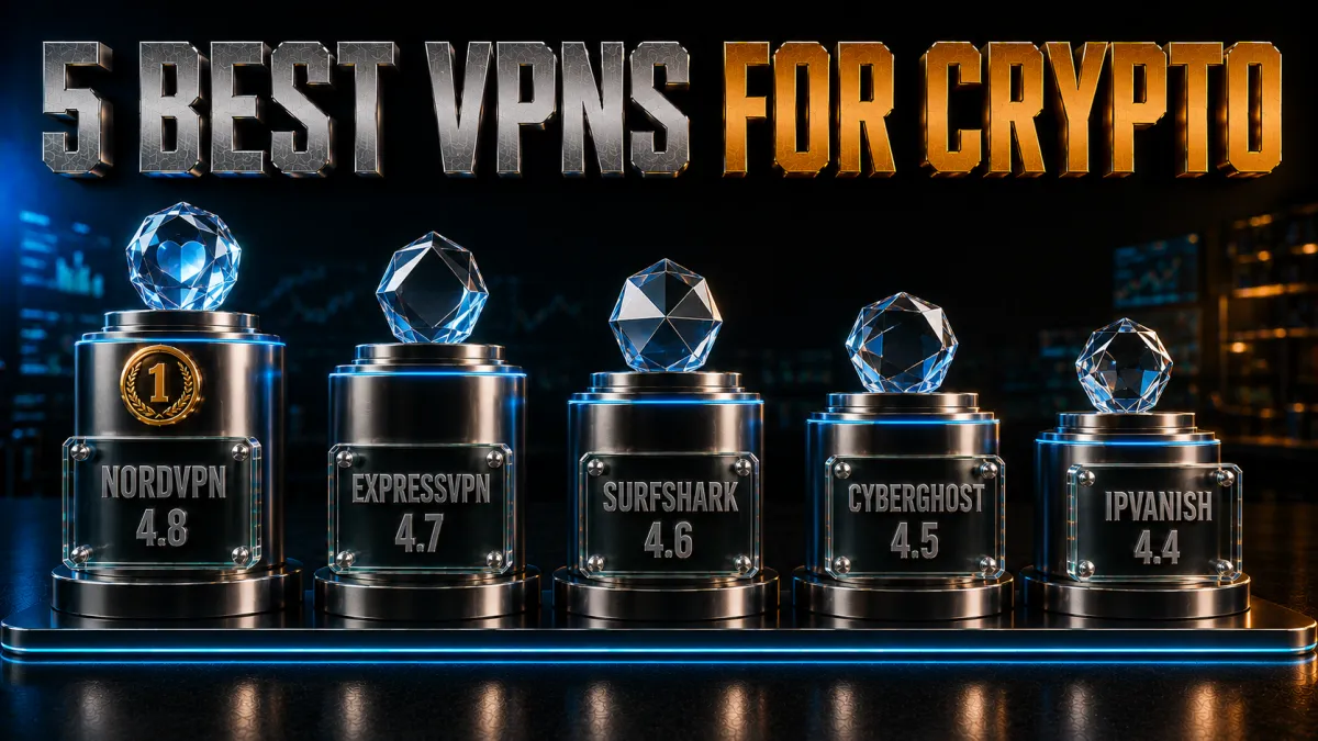 The five best VPNs for crypto trading in 2026, ranked by real testing