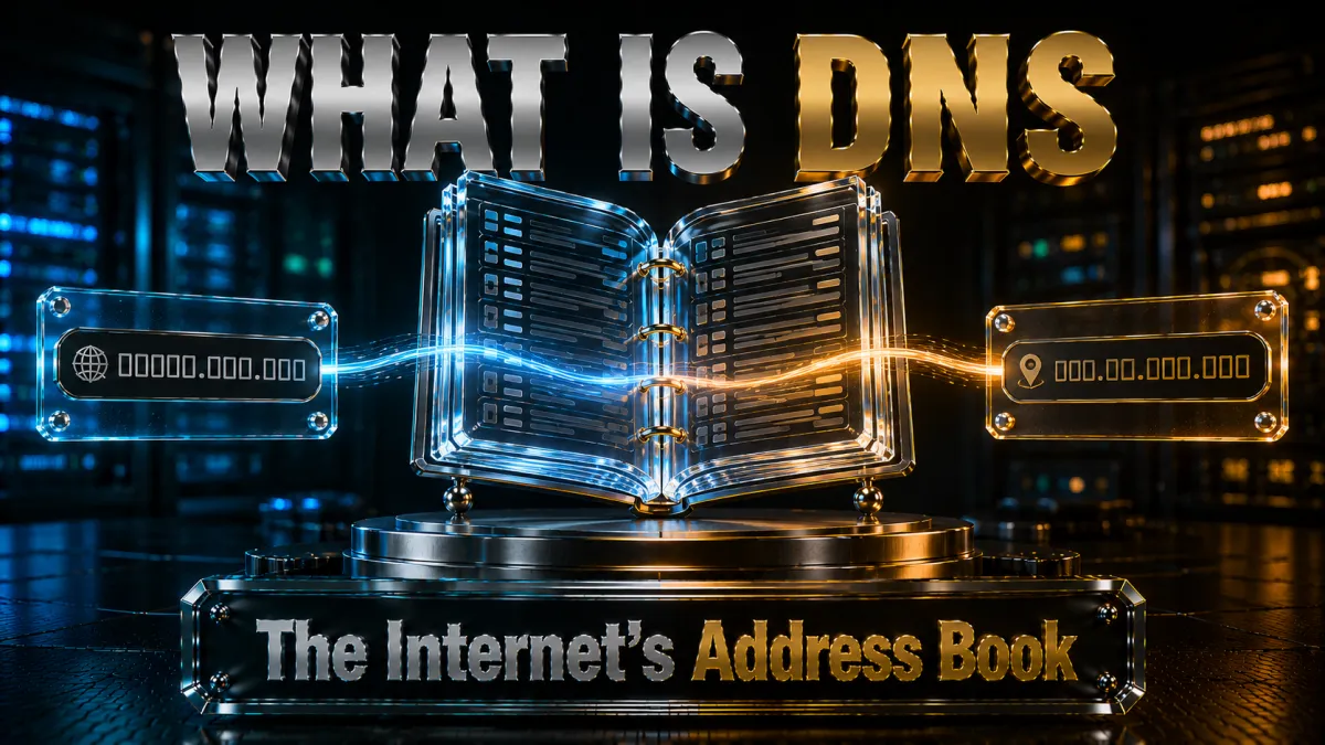 What DNS is: the internet address book turning names into numeric addresses