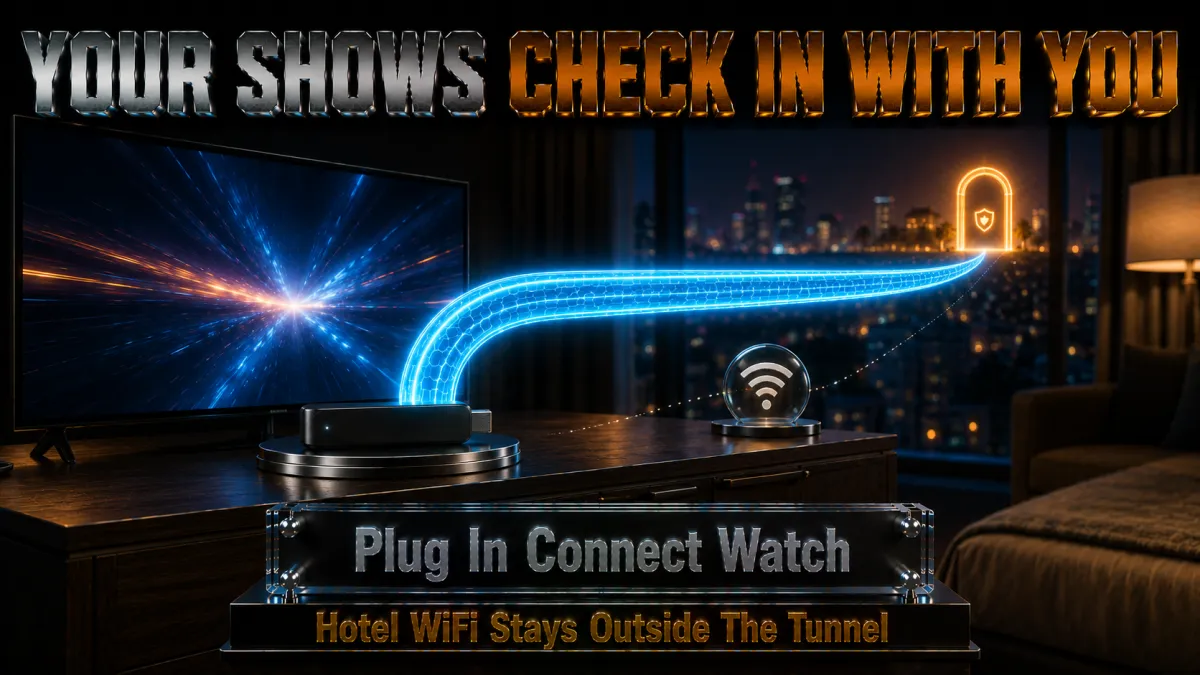 Using your Firestick with a VPN while travelling: your shows check in with you