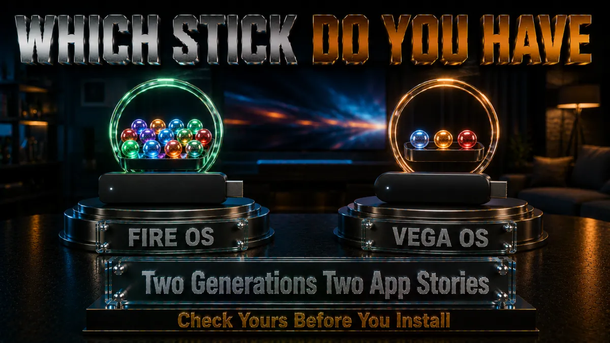 Fire OS vs Vega OS compared: two Fire Stick generations, two app stories