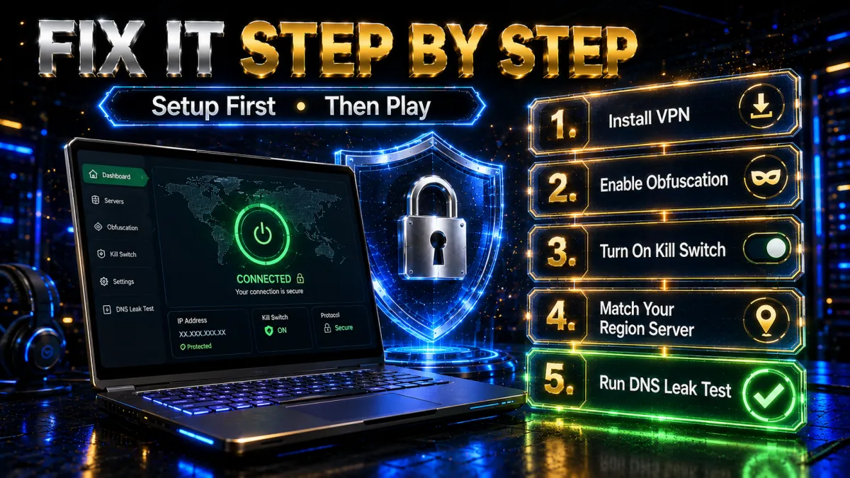 How to fix a PUBG VPN ban step by step