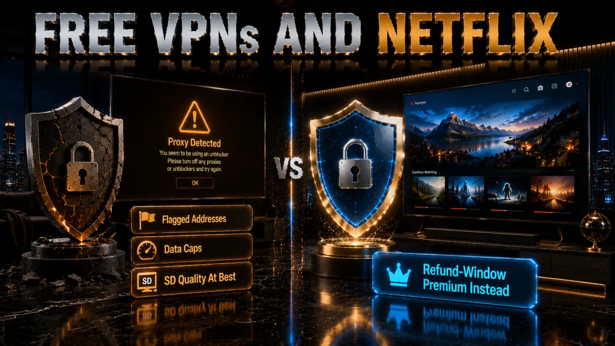 Free VPNs and Netflix: why they fail and the honest alternative