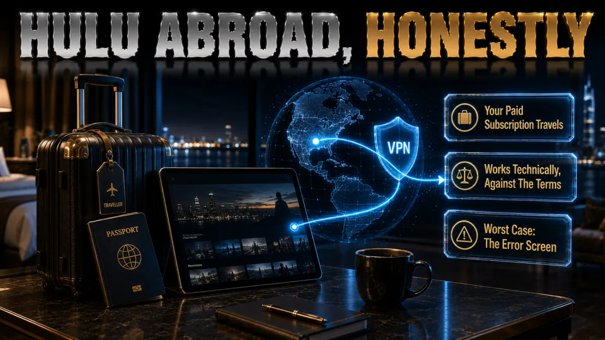 Hulu abroad honestly framed: your paid subscription travels, against the terms