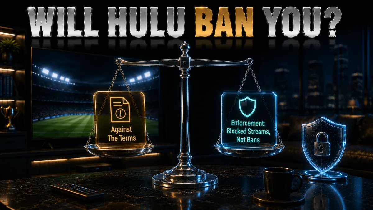 Will Hulu ban your account: enforcement is blocked streams, not bans