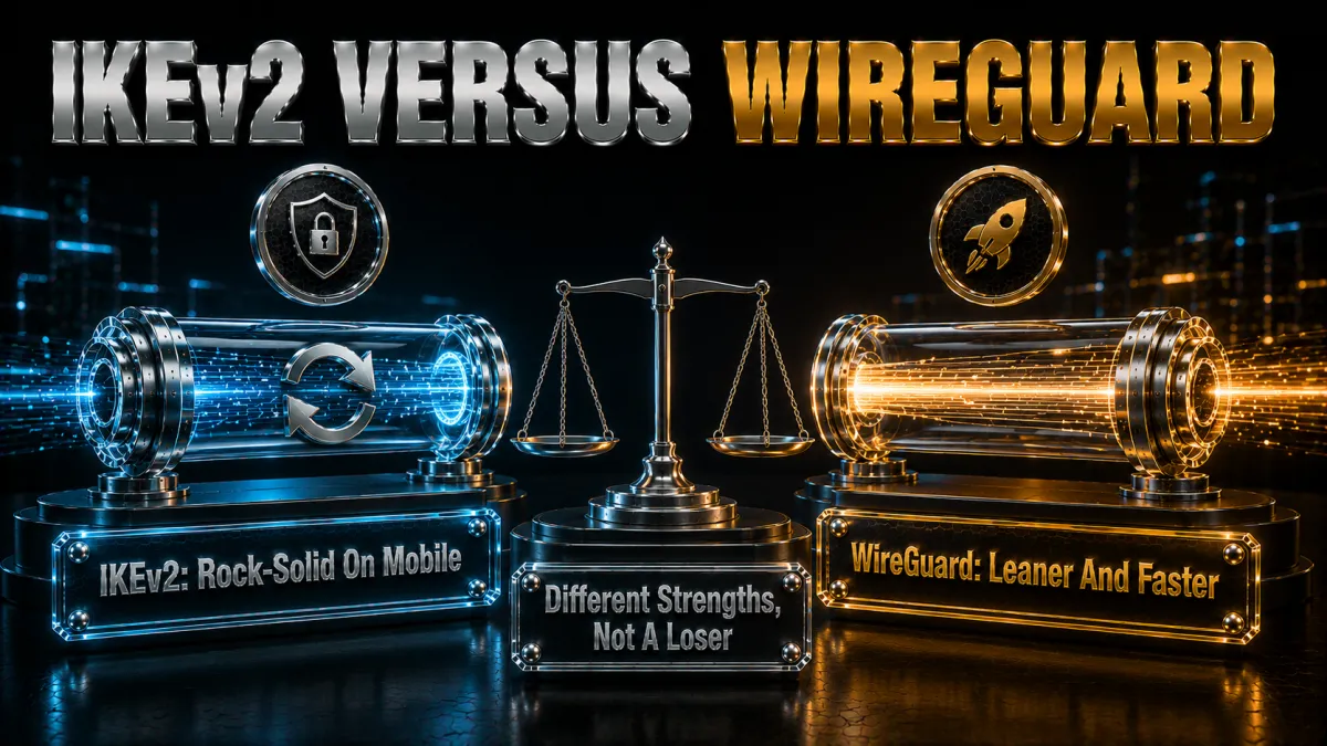IKEv2 vs WireGuard in 2026: rock-solid on mobile versus leaner and faster