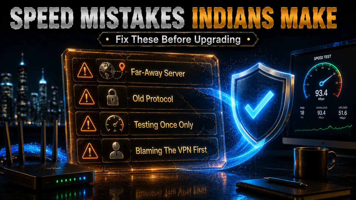 Speed mistakes Indian VPN users make before upgrading