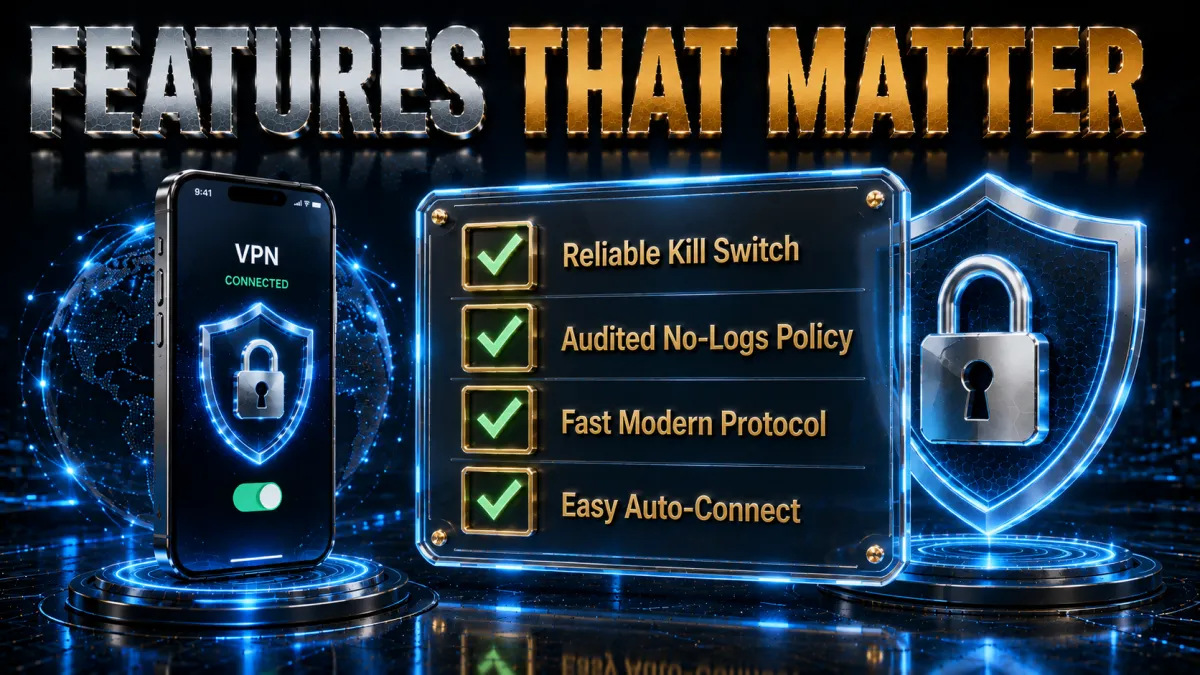 The features that matter in an iPhone VPN