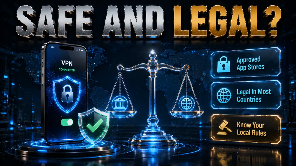 Is a VPN on iPhone safe and legal: the honest picture