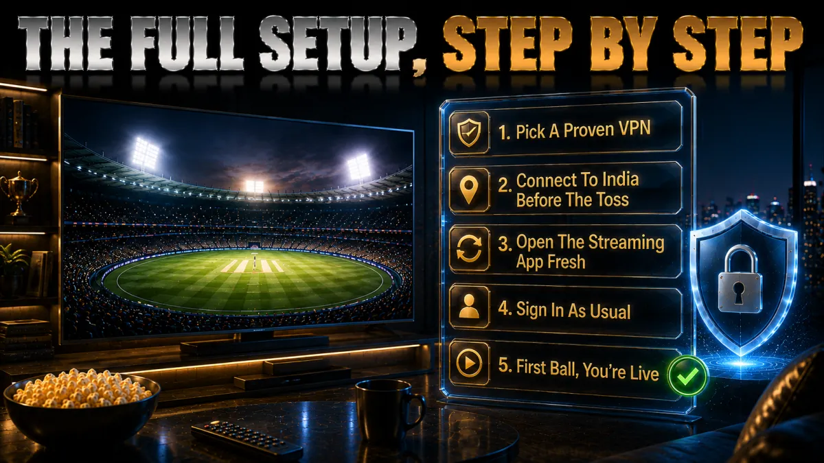 Watching IPL abroad: the full setup step by step