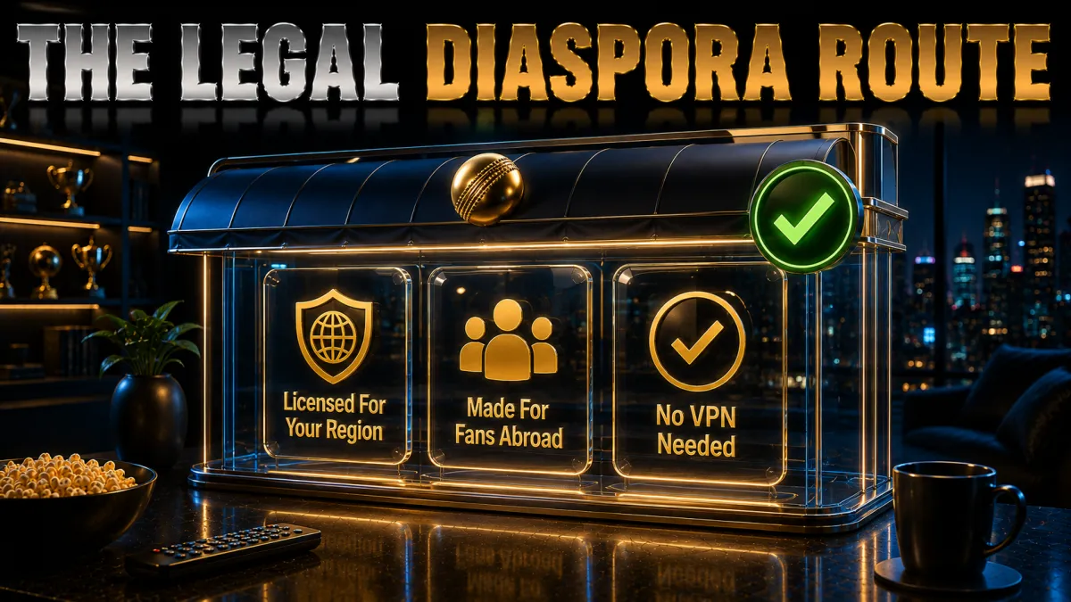 The legal diaspora route: licensed for your region, no VPN needed