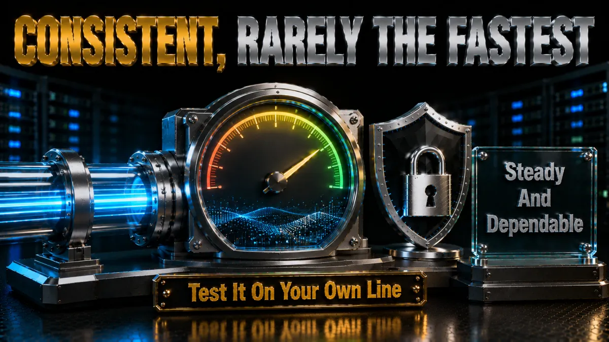IPVanish speed: steady and dependable, consistent but rarely the fastest