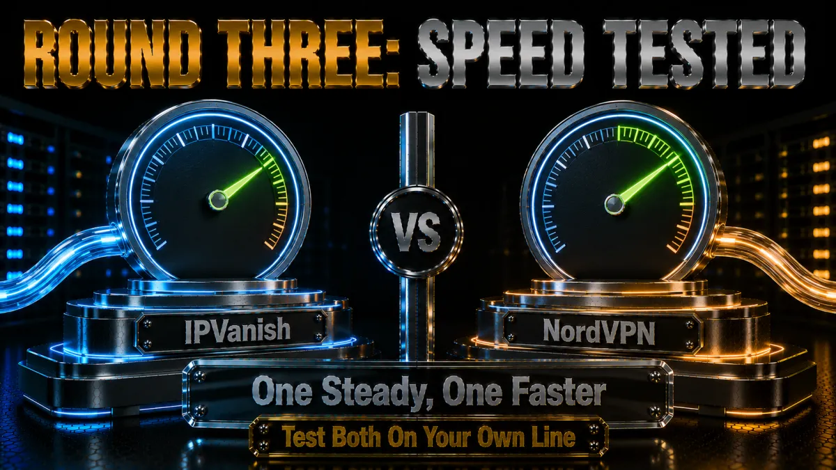 Round three speed tested: one steady and one clearly faster