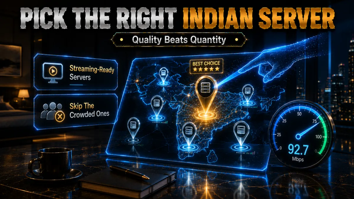 Picking the right Indian server for JioHotstar: quality beats quantity