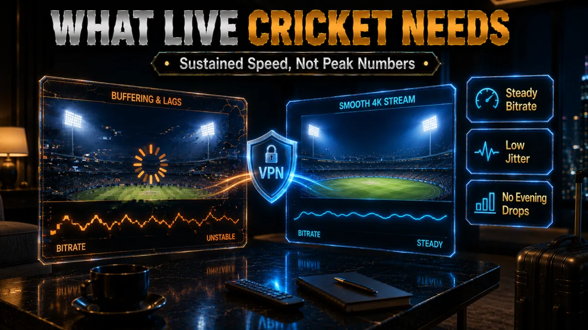 What live cricket streaming needs: sustained speed, not peak numbers