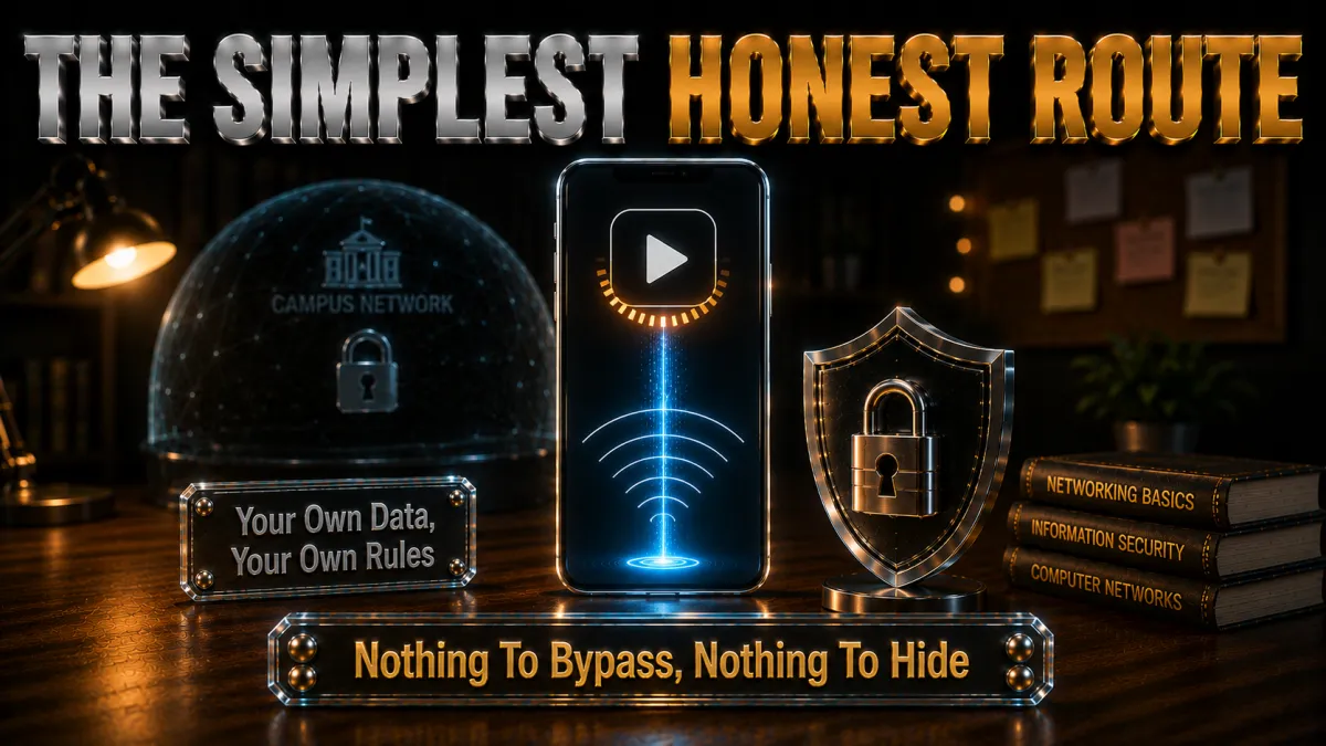 Mobile data the simplest honest alternative: your own data, nothing to bypass