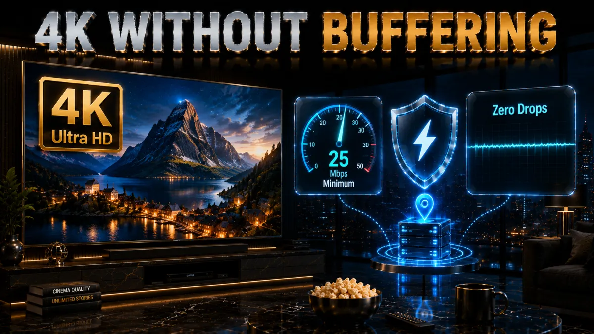 Netflix in 4K without buffering: the speed you actually need