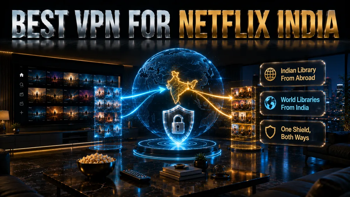 Best VPN for Netflix India: Indian library from abroad, world libraries from India
