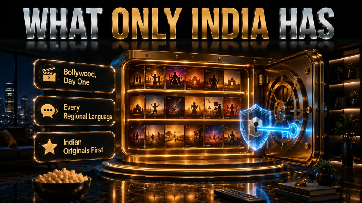 What only Netflix India has: Bollywood day one, every regional language, Indian originals