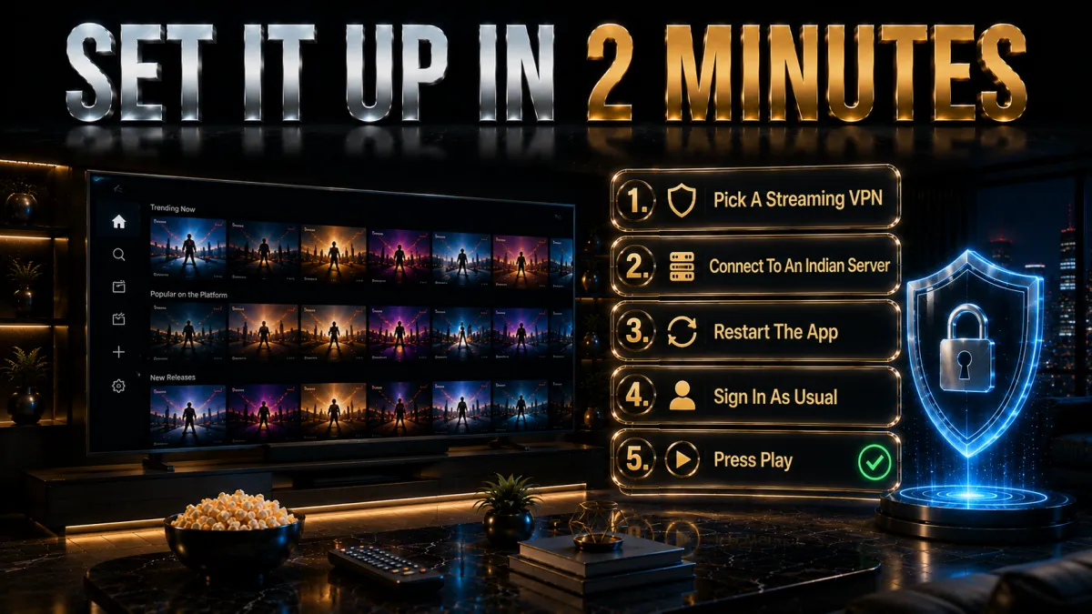 How to use a VPN with Netflix India step by step