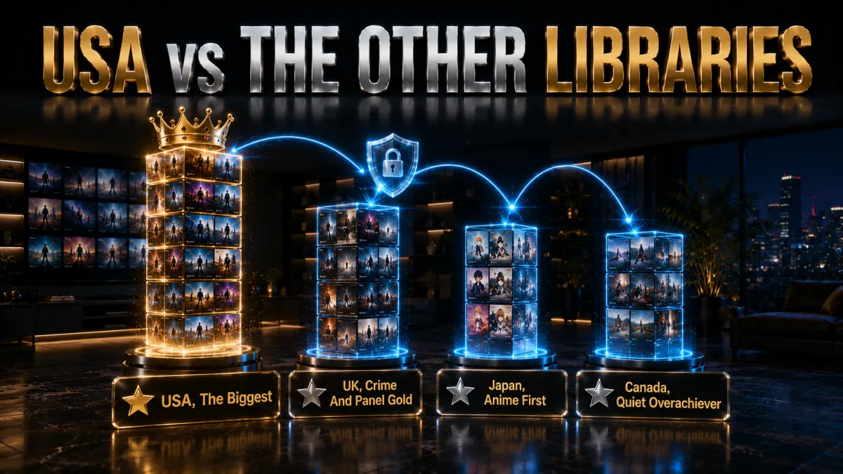 Netflix USA vs other top libraries compared