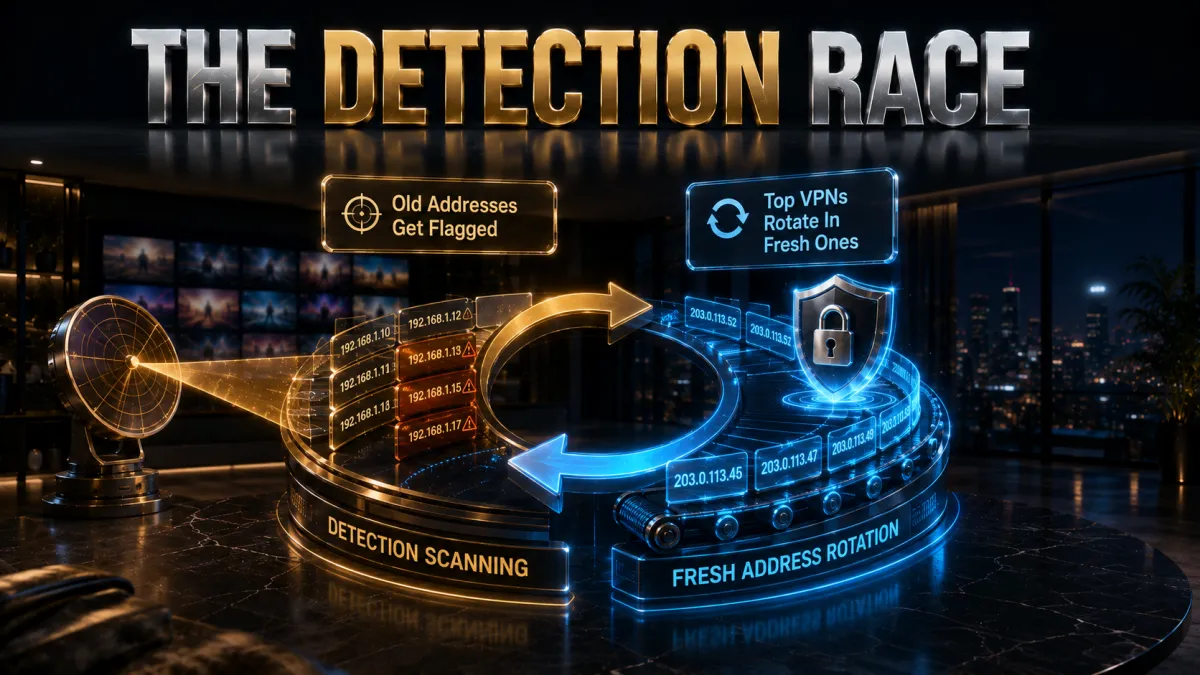 How Netflix detects VPNs and how top providers rotate fresh addresses