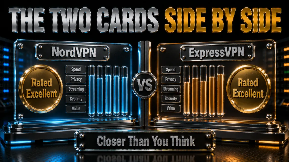 The two scorecards side by side: both rated excellent and closer than you think
