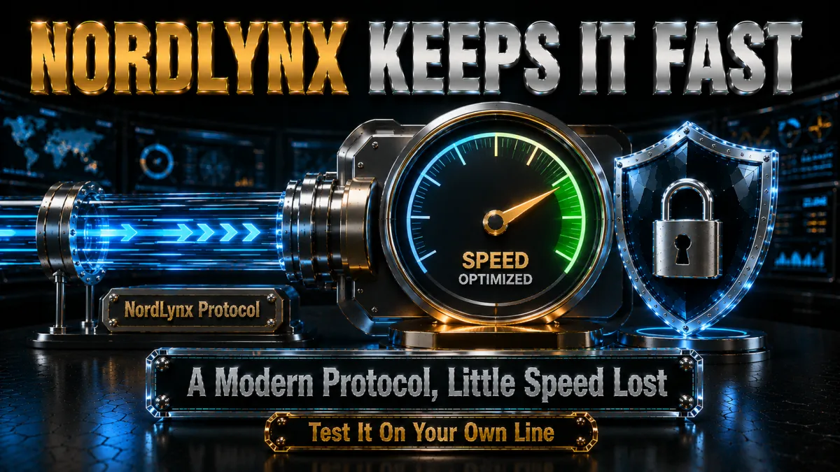 NordVPN speed: the NordLynx protocol keeps it fast with little speed lost