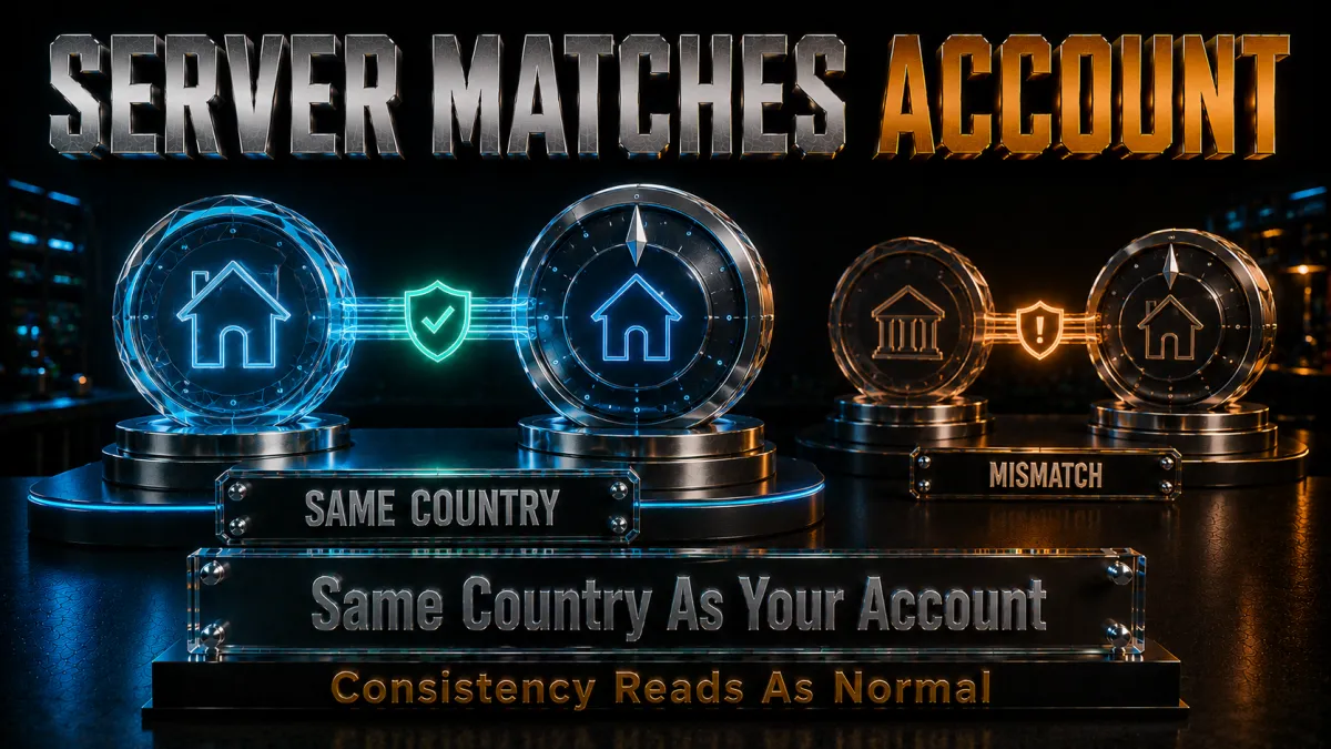 Match the VPN server to the country of your PayPal account for consistency