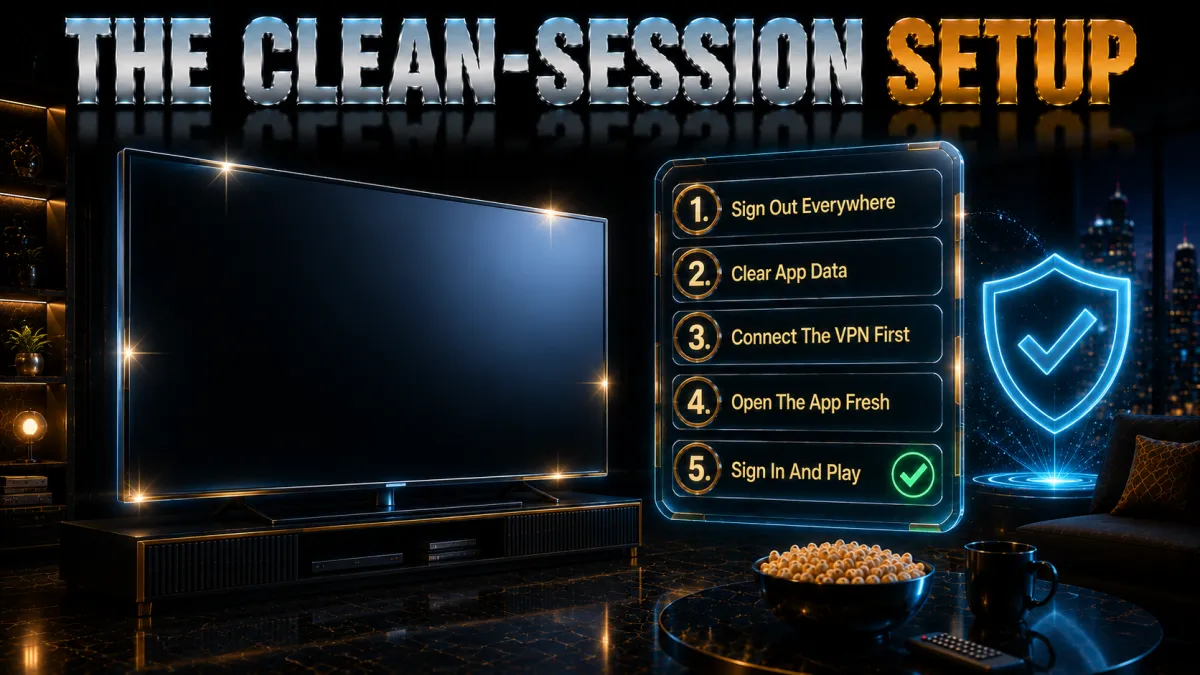 The clean session setup that avoids the Prime Video VPN error