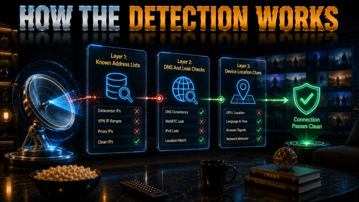 How Prime Video VPN detection works: address lists, DNS checks, device clues