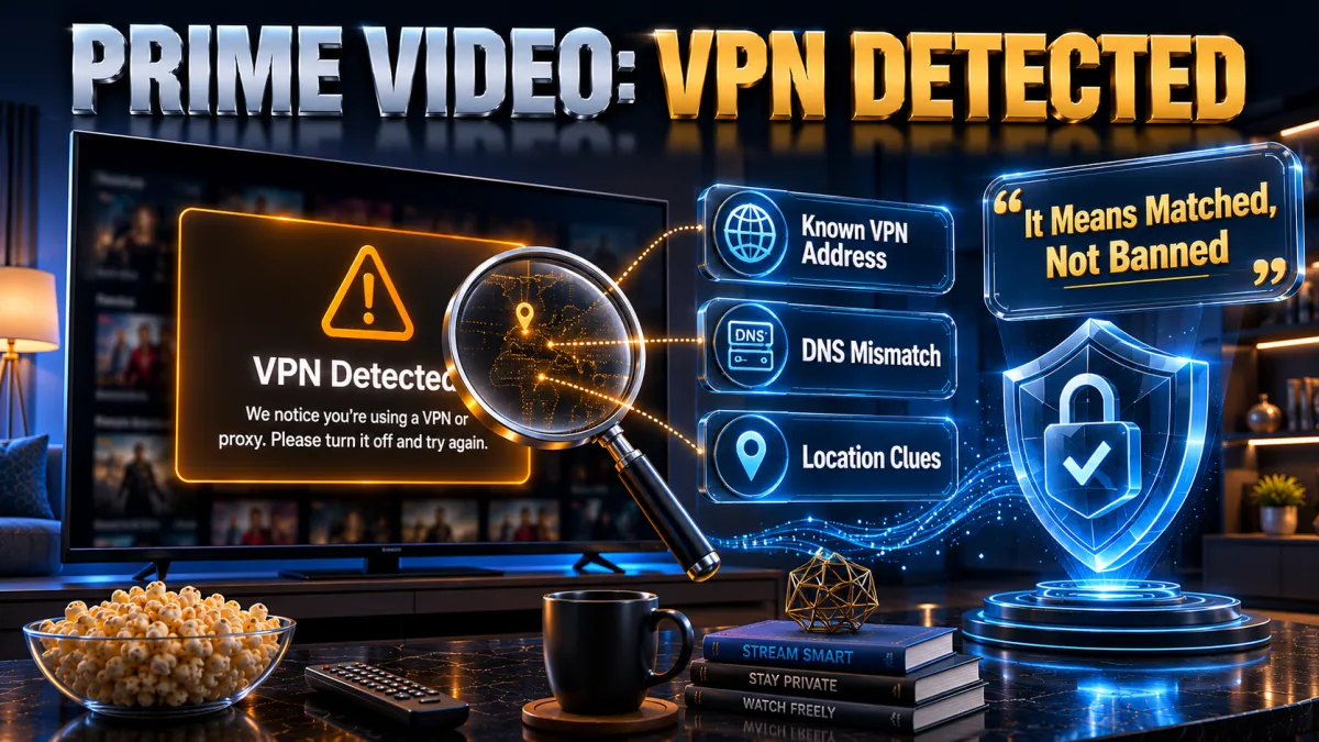 Prime Video VPN detected error: what it actually means