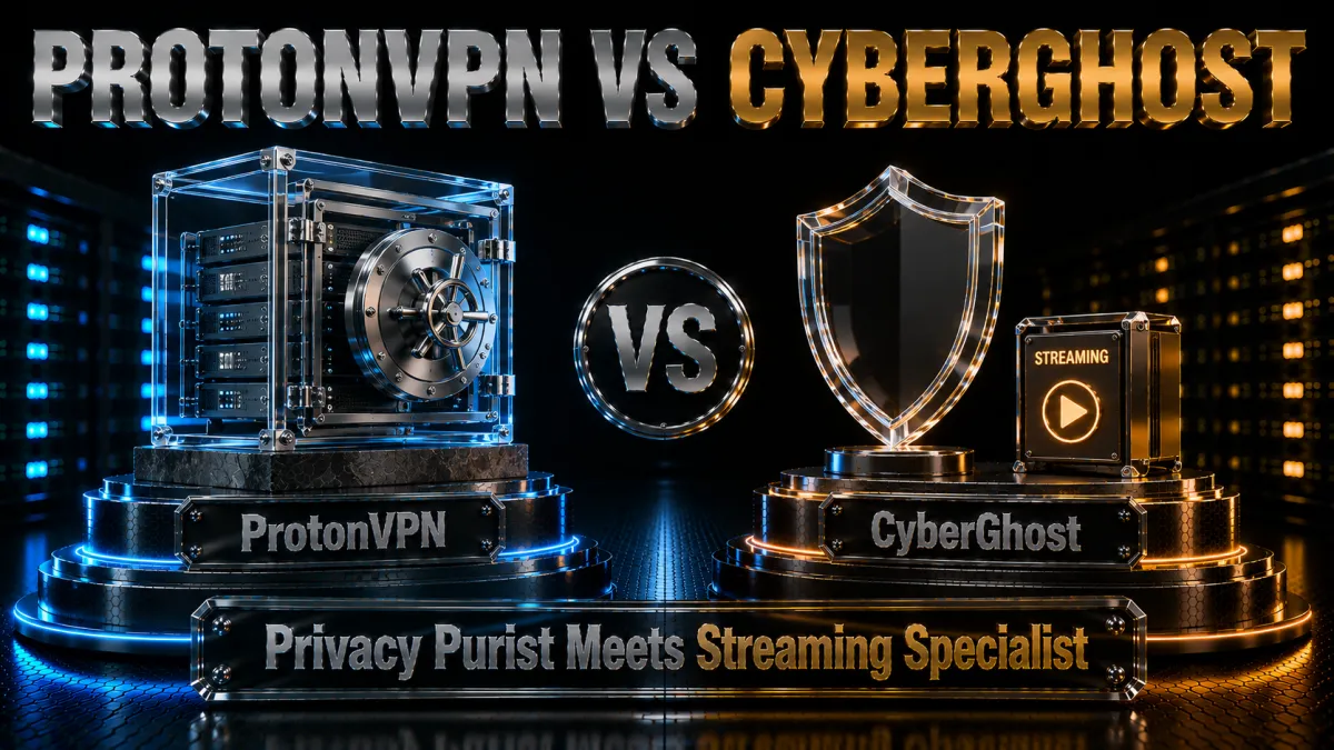 ProtonVPN versus CyberGhost head to head: privacy purist meets streaming specialist