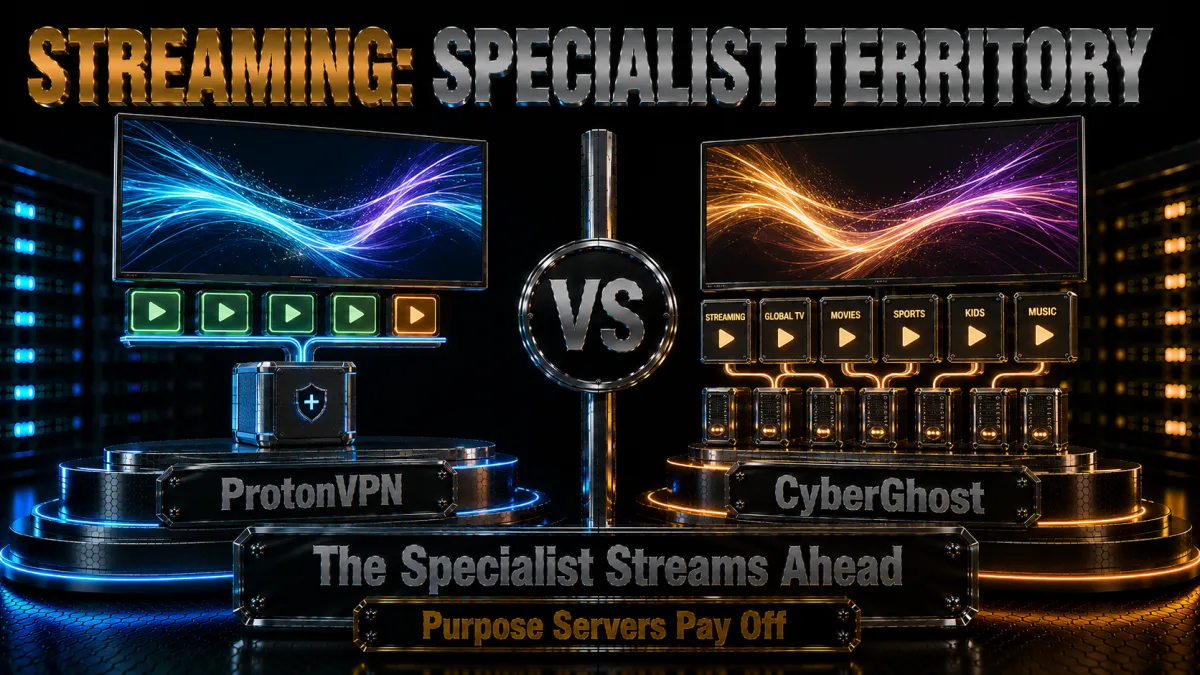 Streaming is specialist territory: purpose servers pay off for CyberGhost