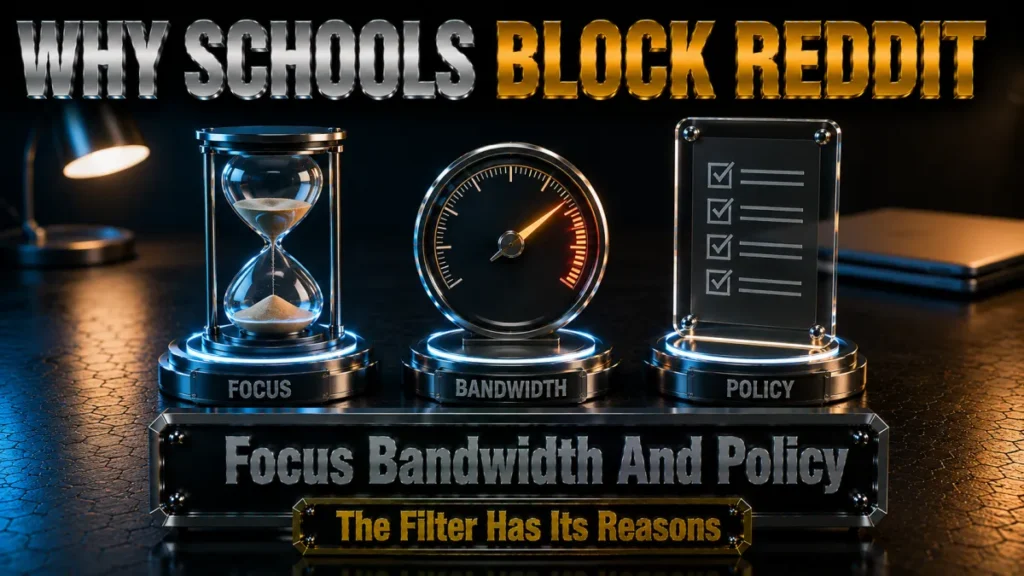 Why schools block Reddit: focus, bandwidth and policy explained calmly