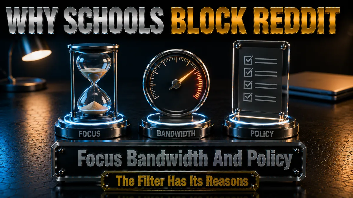 Why schools block Reddit: focus, bandwidth and policy explained calmly