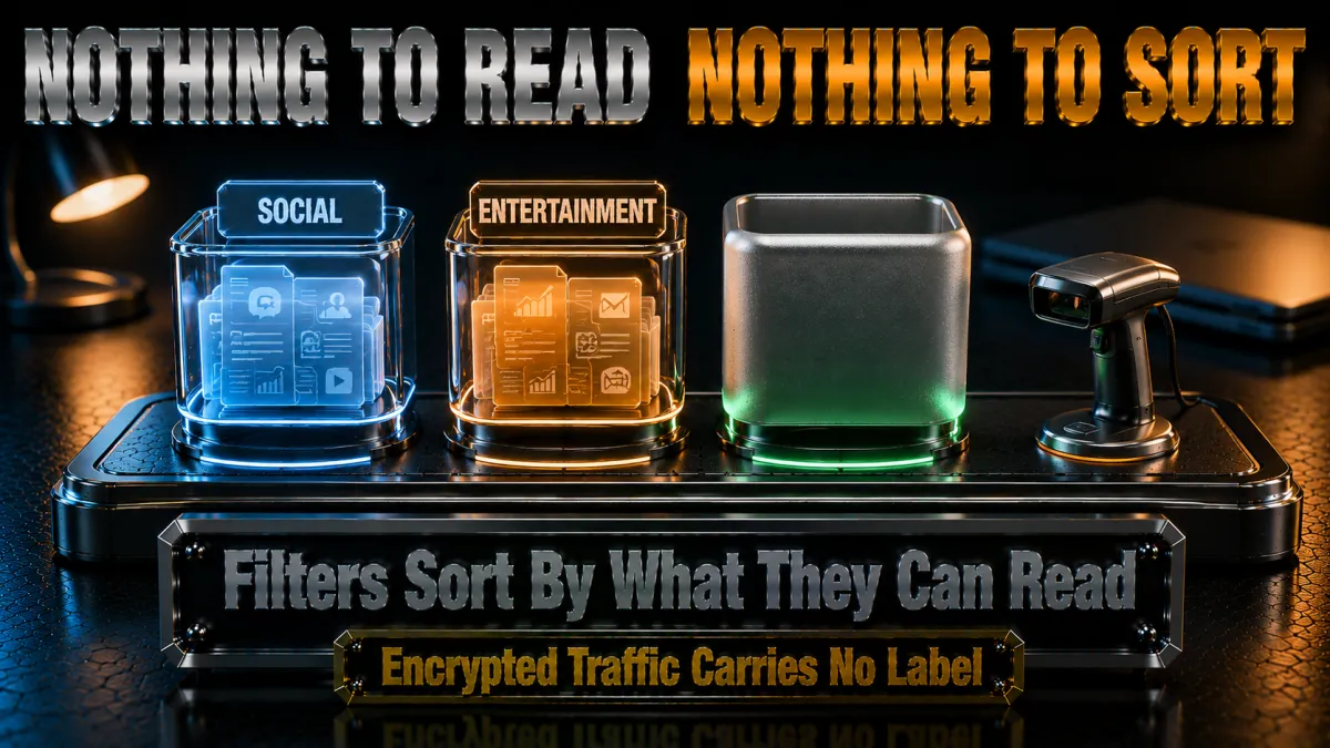 How a VPN gets Reddit loading: sealed traffic gives the filter nothing to read