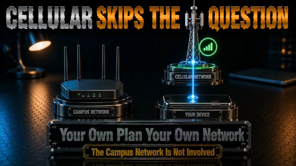 Mobile data is the zero-drama alternative: your own plan, not the school network